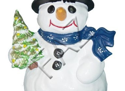Design Snowman Small Figure Garden Statue Sculpture Figures Sculptures Decoration new